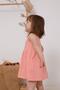 Girl's Dress, Embroidered, Sequined, Cute Kitten Printed, 1.5-5 Years, Salmon - 2