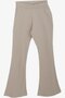 Girl's Flared Piece Leggings Crop Set, Ages 5-10, Beige - 4