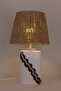 Ceramic Patterned Wicker Lampshade - Soleil 9097 - 2