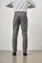 Men's Dark Smoked Slim Fit Trousers with Side Pockets 1003245152 - 6