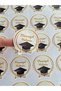 Graduation Souvenir Written Special Cut Opaque Sticker 5 Cm. - 30 Pieces