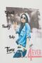 Girl's T-shirt Cool Girl Printed 8-14 Years Old, Ecru - 4