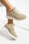 Breathable Casual Soft Knitted Daily Orthopedic Comfortable Phaylon Sole Sneaker Women's Walking Shoes - 3