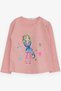 Girl's Long Sleeve T-Shirt Cool Girl Printed 1.5-5 Years, Salmon