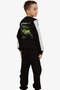 Girls & Boys Boys' Tracksuits World Style Themed Slogan Printed 7-12 Years, Black - 2
