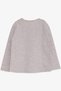 Girl's Long Sleeve T-Shirt Sequin Girl Printed 3-8 Years, Beige Melange - 2