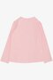 Girl's Long Sleeve T-shirt Embossed Swan Printed 2-6 Years Old, Pink - 2