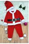 Unisex Children's Santa Claus Outfit/ Christmas Costume Set/ New Year Themed Christmas Outfit Tight Fitting - 6