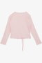 Girl's Long Sleeve T-Shirt Gathered 8-14 Years, Pink - 2