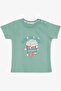 Girls & Boys Boys T-Shirt Pop Corn Printed 2-6 Years, Mint Green