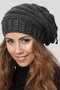Women's Winter Neck Collar Featured Knitwear Knitted Beanie - 3