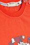 Girls & Boys Boys' T-Shirt Pop Corn Printed 2-6 Years, Coral - 6