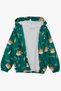 Boy's Raincoat Cute Giraffe Patterned 1-5 Years, Green - 4