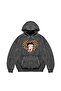Betty Boops Printed Oversize Unisex Premium Washable Black Hoodie