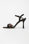 Lady Series Thin Heeled Buckle Women's Evening Dress Shoes - 5