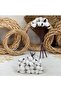 Osohome 10Pcs Natural Cotton Branches Decorative Cotton Flower - 2