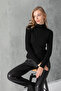 Knitwear Turtleneck Excellent Soft Textured Sweater - 6