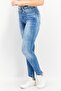 Women Skinny Fit Stretchable Denim Jeans, Blue - 4