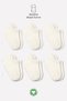 Bistil Baby Girl Organic 6-Piece Kids Sneakers Socks