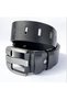 Elite Sports 100% Genuine Leather Men's Sports Black Steel Buckle Belt 4cm