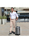 Medium Size 24" Ocean Gray Suitcase - 7