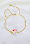 Christmas Themed Handmade Glass Murano Anklet Bracelet - 5