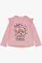 Girls' Leggings Printed with Bow and Teddy Bear Print, 1.5-5 Years, Pink - 6