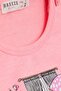 Girl's Capri Tights Set Printed 1-4 Years, Neon Pink - 5