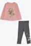 Girl's Tights Set, Printed, 1.5-5 Years, Salmon