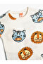 T-Shirt Animals Printed Short Sleeve Crew Neck Cotton - 3