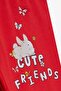 Baby Girl Tights Set Rabbit Printed 9 Months-3 Years, Beige Melange - 7