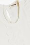 Baby Girl T-Shirt Frilly Embroidered Laced 6 Months-2 Years, Ecru - 3
