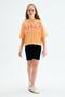 Bg Store Girl's Orange Tshirt 23Psstj4542