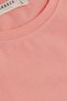 Girls' Long Sleeve T-Shirt with Cute Bunny Print and Ruffle on Shoulder, Ages 1-4, Salmon - 3