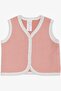 Baby Girl Vest Buttoned 0-9 Months, Dried Rose