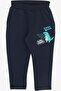Baby Boy Tracksuit Set, Cheerful Animals Patterned, 9 Months-3 Years, Gray Melange - 4