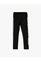 Sports Tights Slogan Printed Elastic Waist - 2