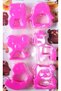 Set of 12 6 Animal Figures + 6 Shaped Serving Cookies and Candy Dough Mold Set Hard Plastic Material - 5