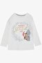 Baby Long Sleeve T-Shirt New Year Themed Teddy Bear Printed Ecru (0-3 Months-2 Years)