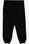 1-4 Years Old Boy's Sweatpants - Black with Pockets, Elastic Waist and Lacing Accessories - 2