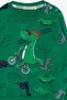Baby Boy Tracksuit Set Dinosaur Printed 9 Months-3 Years, Green - 3