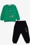 Baby Boy Tracksuit Set Racing Themed 9 Months-3 Years, Green
