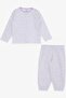 Baby Girl Pajama Set Patterned 9 Months-3 Years, Light Lilac