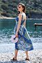 Slit Strappy Bohemian Dress - 4