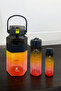 Oregon Set of 3 - Bpa Free Black & Orange Water Flask & Water Bottle - 2
