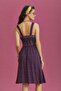 Bohemian Style Double-breasted V-neck Dress - 5