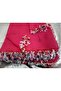 Handmade Crystal Drop Stone Beaded Writing, Cheesecloth Yemeni, Scarf, 4 Edge-Embroidered - 3