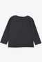 Girls & Boys Boys Long Sleeve T-Shirt with Hat Cool Lion Printed 1-4 Years, Dark Gray - 2