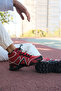 أحذية الرحلات الرجالية Thedouk0012723 أحمر - 4