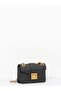Women's Brand Logo Black Shoulder Bag with Adjustable Chain Strap 77Ra4Bi2Zs766-899 - 3